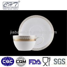 A011 New design rhombus shape decal ceramic cup